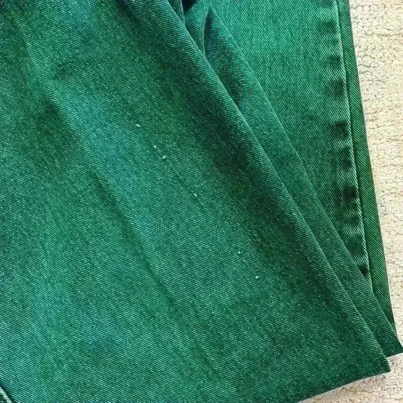Zena Button fly Green Jeans - Picture 2 of 6